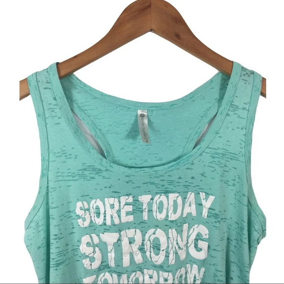 WS408 Ever Hottie Burnout Workout Gym Tank Top M - Picture 4 of 5
